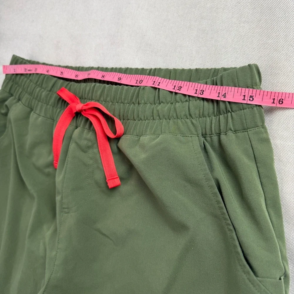 FIGS Women's Olive Green Scrub Zamora Jogger Pants Large Petite